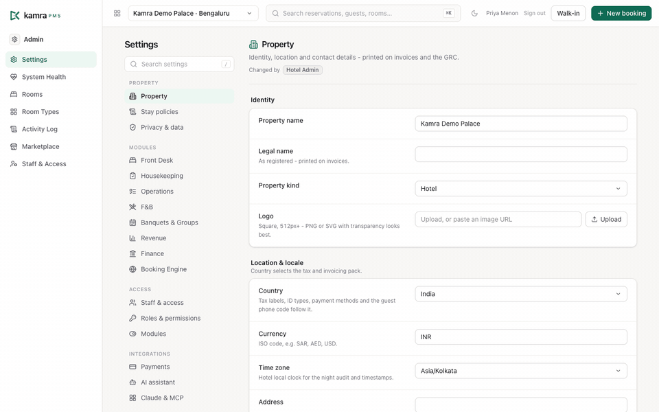 Searching settings for no-show and jumping to it